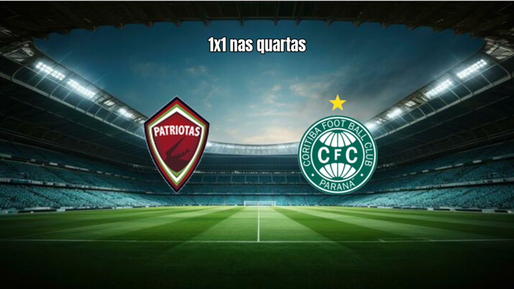 Patriotas U20 e Coritiba U20 empatam nas quartas do Paranaense