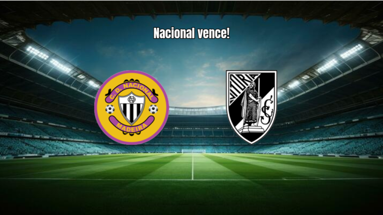 Nacional 2x1 Guimaraes: Ramirez Decide na Madeira