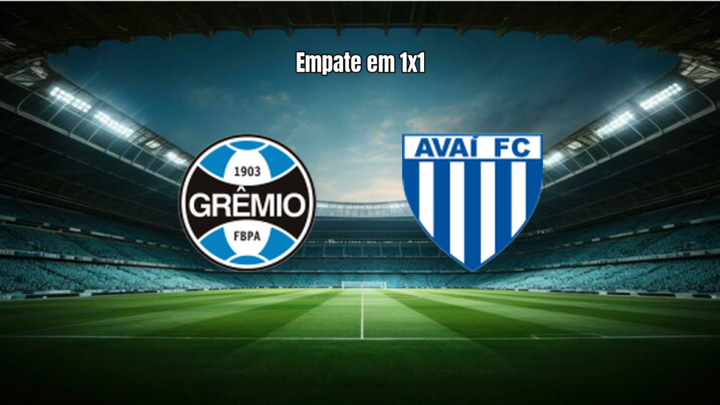Grêmio U20 e Avaí U20 empatam em partida equilibrada
