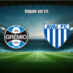Grêmio U20 e Avaí U20 empatam em partida equilibrada