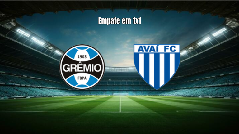 Grêmio U20 e Avaí U20 empatam em partida equilibrada
