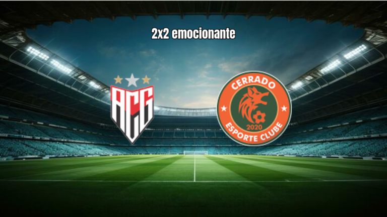 Atlético GO U20 2x2 Cerrado EC U20: Empate de virada