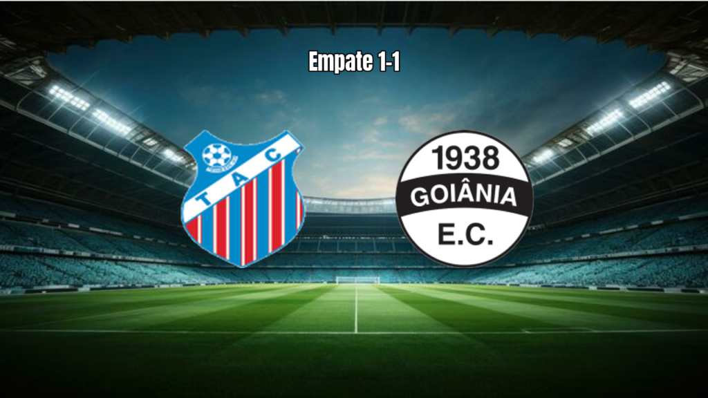 Trindade U20 e Goiânia U20: Empate 1-1 no Goiano