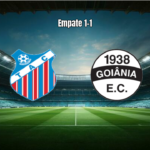 Trindade U20 e Goiânia U20: Empate 1-1 no Goiano