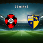 Moto Club 2x2 IAPE: Empate emocionante na Série D do Brasileirão