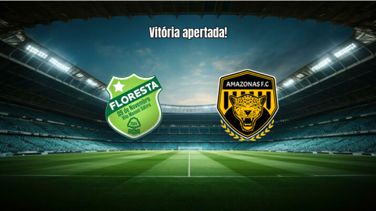 Floresta vence Amazonas por 3 a 2 em jogo eletrizante da Série C