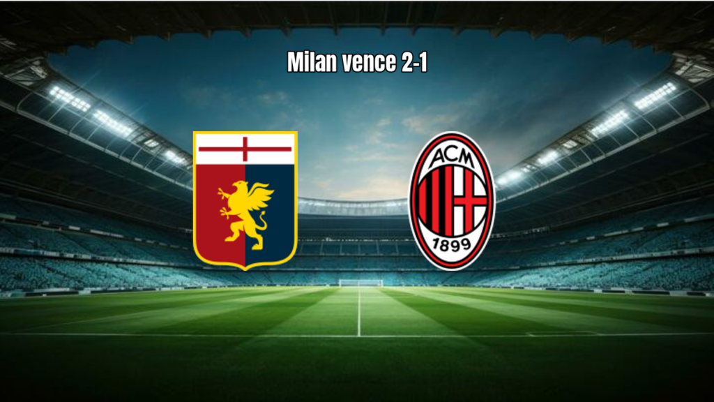 Genoa 1-2 AC Milan: Nkunku e Athekame garantem vitória