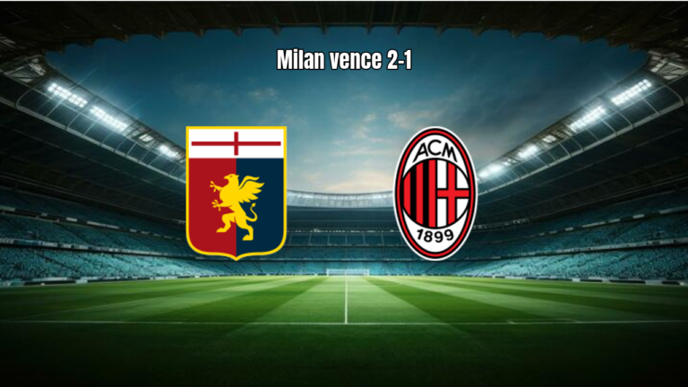 Genoa 1-2 AC Milan: Nkunku e Athekame garantem vitória