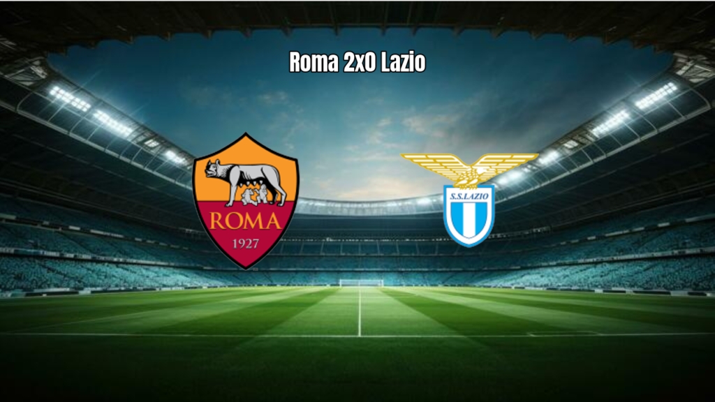 Roma domina Lazio e vence Derby della Capitale por 2 a 0