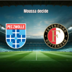 Feyenoord vence PEC Zwolle com dois de Hadj Moussa