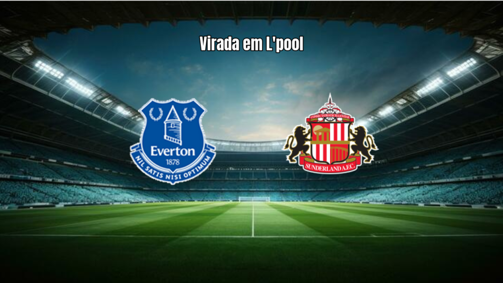 Sunderland vira sobre Everton e vence por 3 a 1 na Premier League
