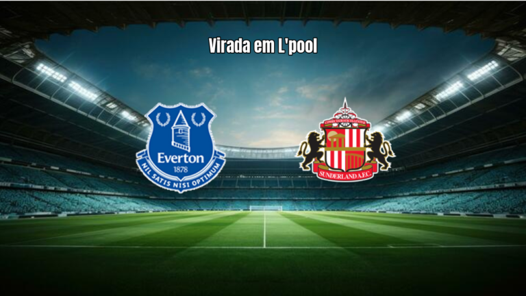 Sunderland vira sobre Everton e vence por 3 a 1 na Premier League
