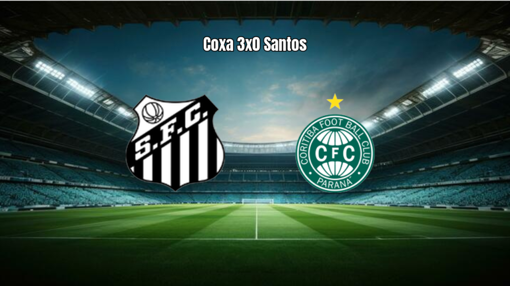 Coritiba atropela Santos com 3 a 0 na Neo Química Arena