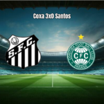 Coritiba atropela Santos com 3 a 0 na Neo Química Arena