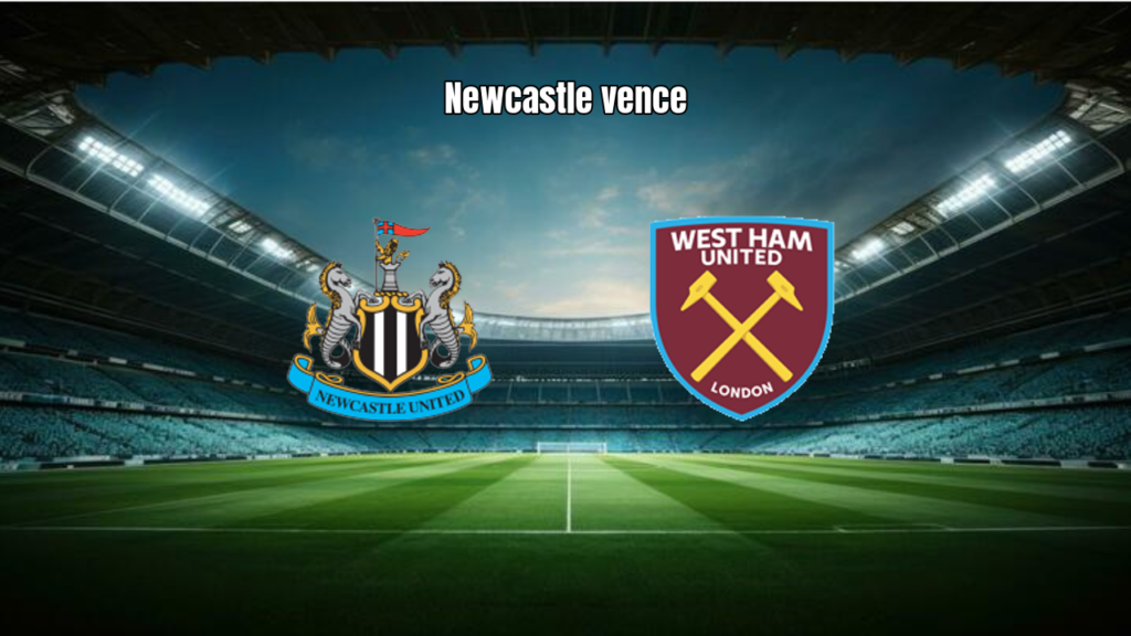 Newcastle domina West Ham em vitória por 3 a 1 pela Premier League