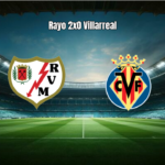Rayo Vallecano vence Villarreal por 2 a 0 em Vallecas