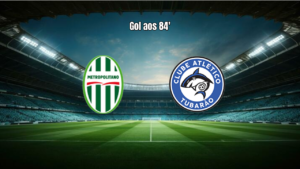 Metropolitano 0x1 Tubarão: Gol aos 84 Minutos Decide