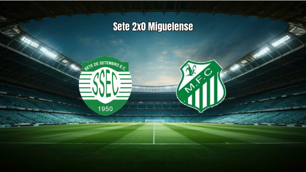 Sete de Setembro vence Miguelense por 2 a 0 na semifinal do Alagoano Série B