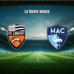 Lorient 0x2 Le Havre: Visitantes dominam e vencem