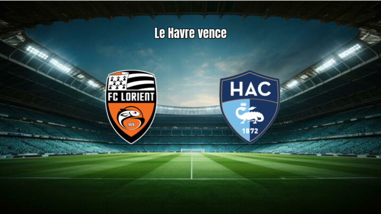 Lorient 0x2 Le Havre: Visitantes dominam e vencem