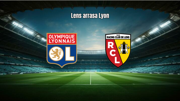 Lyon 0-4 Lens: goleada surpreendente na Ligue 1