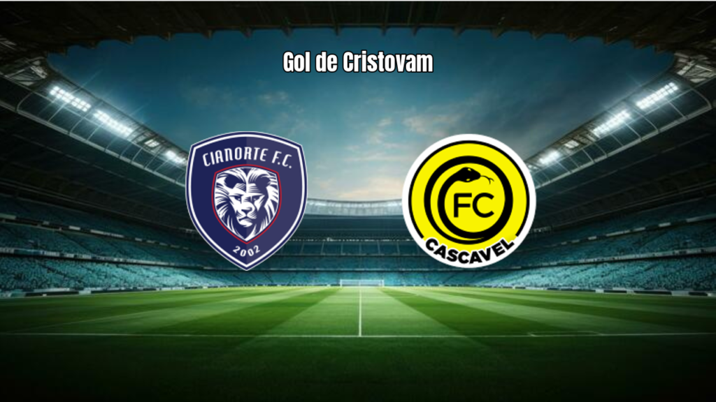 Cianorte 1x0 Cascavel: gol de Cristovam decide na Série D