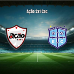 Ação supera Cacerense por 2 a 1 e conquista três pontos