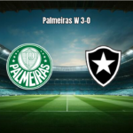 Palmeiras W 3x0 Botafogo W: domínio absoluto no Allianz