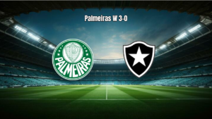 Palmeiras W 3x0 Botafogo W: domínio absoluto no Allianz
