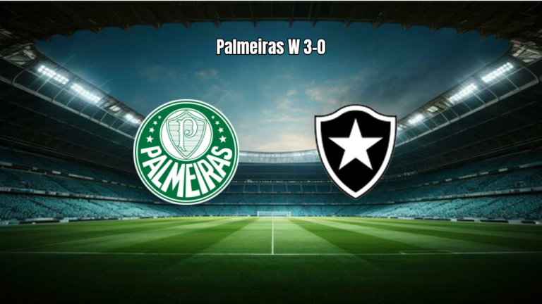 Palmeiras W 3x0 Botafogo W: domínio absoluto no Allianz