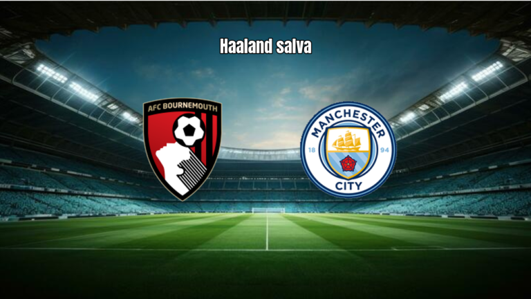 Bournemouth 1-1 Man City: Haaland Salva nos Acréscimos