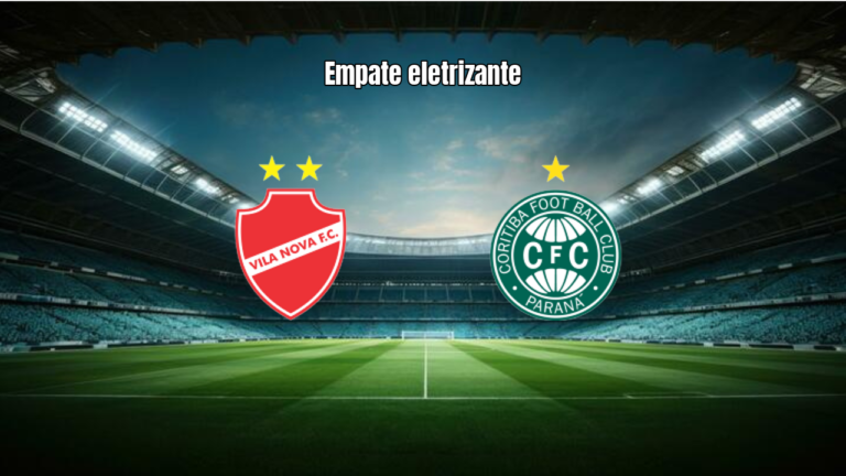 Vila Nova U20 e Coritiba U20 empatam em 2 a 2