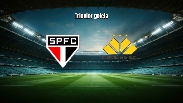 São Paulo U20 domina Criciuma e vence por 3 a 0 no Brasileiro U20