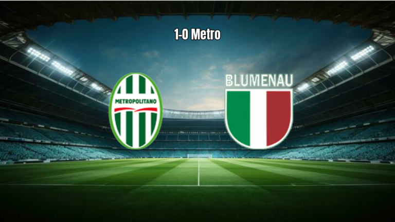 Metropolitano vence Blumenau por 1 a 0 no Catarinense