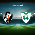 Vasco U20 atropela América Mineiro com hat-trick de Pedro Augusto