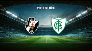Vasco U20 atropela América Mineiro com hat-trick de Pedro Augusto