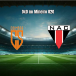 Coimbra U20 e Nacional de Muriae U20 empatam sem gols no Mineiro Sub-20