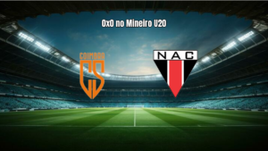 Coimbra U20 e Nacional de Muriae U20 empatam sem gols no Mineiro Sub-20