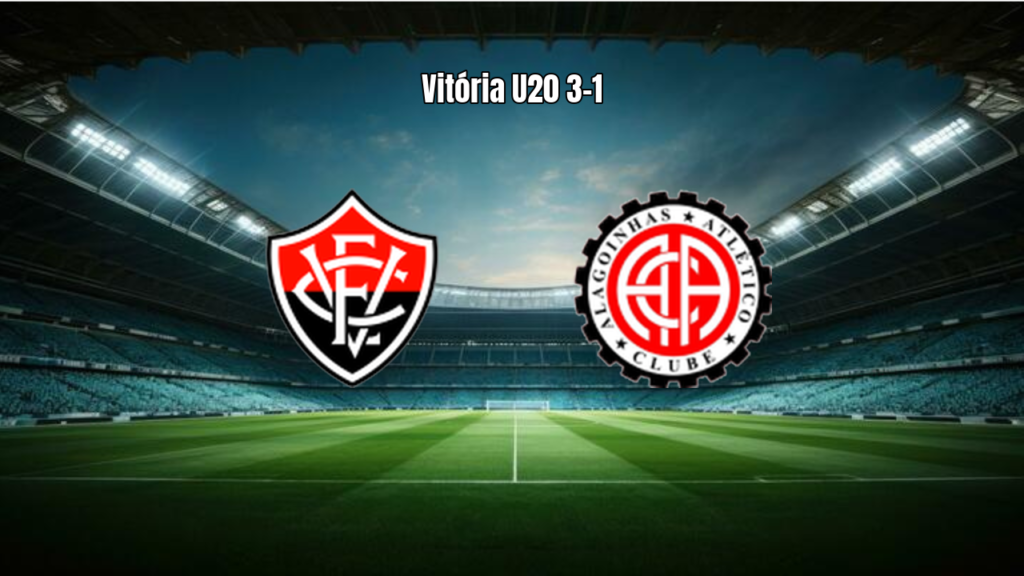 Vitória U20 vence Atlético Alagoinhas U20 por 3 a 1