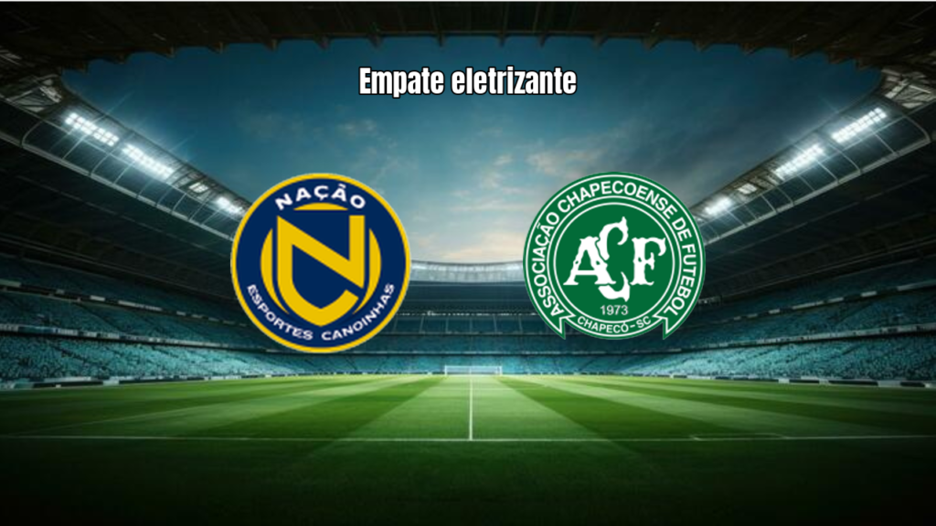 Naçao U20 e Chapecoense U20 empatam em 1 a 1 no Catarinense