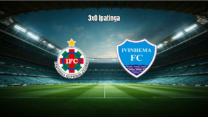 Ipatinga domina Ivinhema e vence por 3 a 0 na Série D