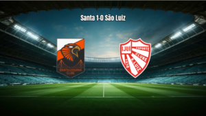 Santa Catarina vence São Luiz por 1 a 0 e segue firme na Série D
