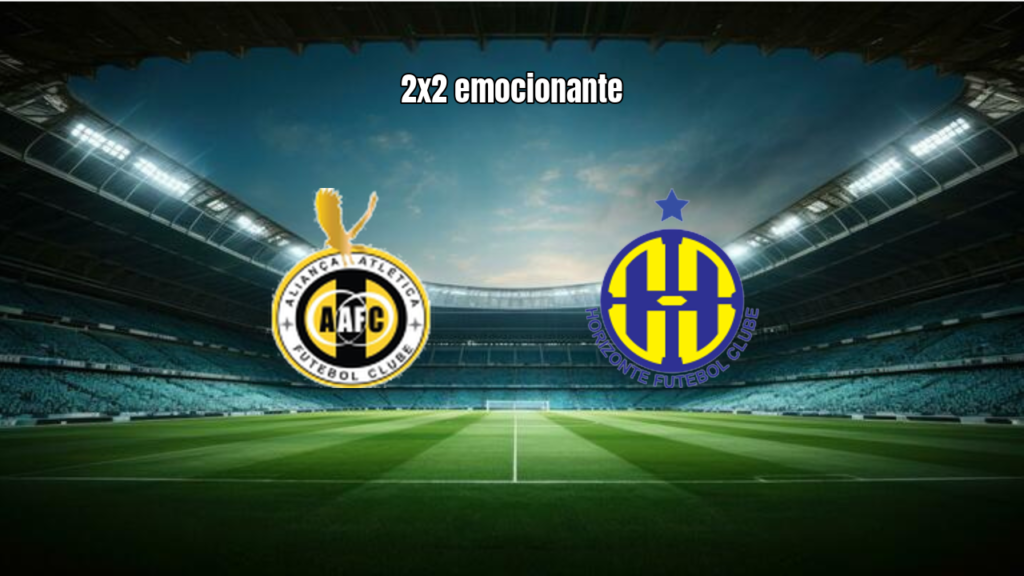 Alianca U20 e Horizonte U20 empatam em jogo movimentado