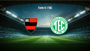 Trem aplica 4 a 1 no Tocantinópolis pela Série D