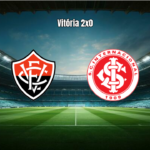 Vitória domina Internacional e vence por 2 a 0 no Barradão