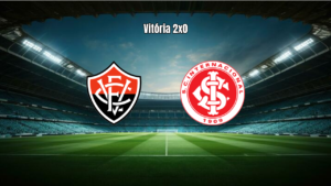 Vitória domina Internacional e vence por 2 a 0 no Barradão