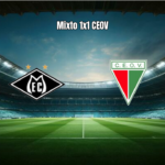 Mixto e CEOV Operário: empate em 1 a 1 pela Série D
