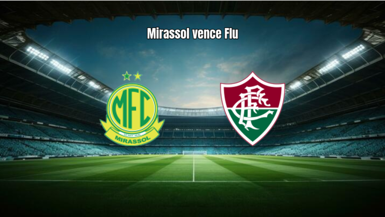 Mirassol derrota Fluminense por 1 a 0 na Série A