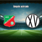 Empate emocionante entre Velo Clube e XV de Piracicaba na Série D