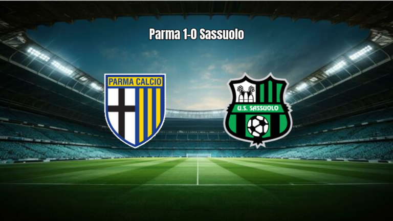 Parma vence Sassuolo por 1 a 0 na última rodada da Serie A